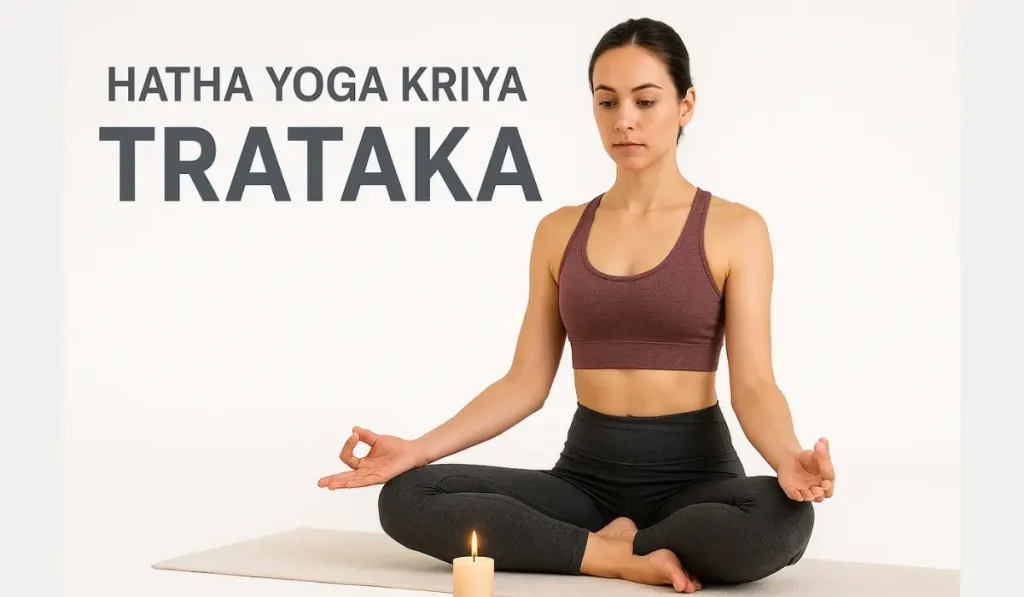 here we are learing about the kriya of hatha yoga which is Trataka kriya