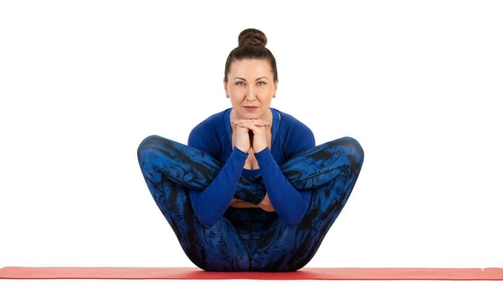 we will learn about amazing pose which is Garbha Pindasana